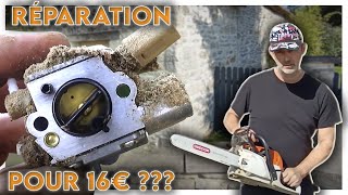 Tronçonneuse Stihl cassée  Jai réparé la mienne avec un kit à 16 euros [upl. by Knowles839]