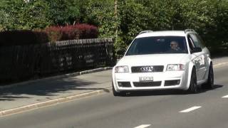 Audi RS6 Walk around Startup Drive Away and Flyby 1080p HDHQ [upl. by Yetah]