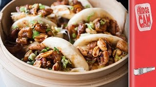 Steamed Bao Buns Recipe With Fried Chicken  Sorted Food [upl. by Doowle]