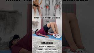 Inner Thigh muscle 🎯 fitness stretching legworkout [upl. by Kotick]