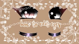 NEW✨ EYE SHADING TUTORIAL  Gacha Club  IbisPaint X [upl. by Towrey467]