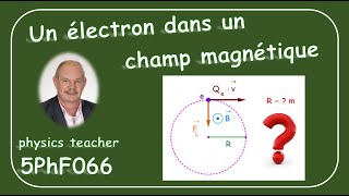 Physique 5PhF066 Un électron dans un champ magnétique [upl. by Nowtna819]