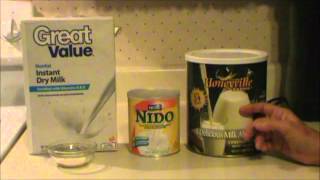 Differences in Powdered Milk [upl. by Anaoj]