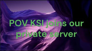 POV KSI joins our ERLC private Server [upl. by Eeladnerb]