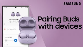 How to Pair your Galaxy Buds with your Galaxy phone  Samsung US [upl. by Aivatal747]