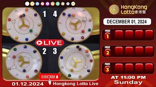 Hongkong Lotto Live December 01 2024  Lotto Live [upl. by Annekahs]