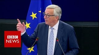 EUs Juncker UK will regret Brexit  BBC News [upl. by Drida141]