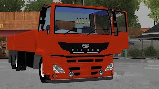 New Eicher 6042 Truck Mod For Bussid  Bus Simulator Indonesia  Eicher Truck Mod For Bussid bussid [upl. by Curren]