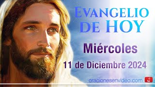 Evangelio de HOY Miércoles 11 de diciembre 2024 Mt 112830 [upl. by Aelhsa]