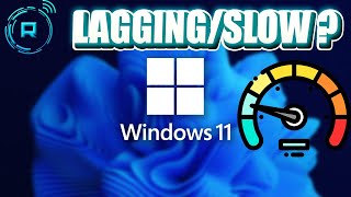 How To Fix Windows 11 LaggingSlow Problem 2024 [upl. by Blatt]