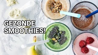 4 Recepten voor Gezonde Smoothies met Proteïne [upl. by Kcirederf]