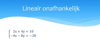 Stelsels van twee vergelijkingen met twee onbekenden [upl. by Gromme778]