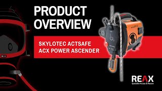 Skylotec Actsafe ACX Power Ascender  REAX [upl. by Nilknarf]