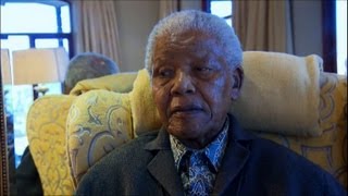 Newly released footage of Nelson Mandela aged 94 [upl. by Heurlin]