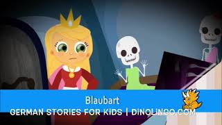 German Books for kids  Bluebeard story  BLAUBART  Learn German for kids  Dinolingo [upl. by Baerman]