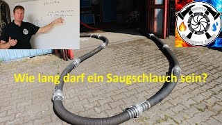 Wie lang darf ein Saugschlauch sein [upl. by Lakym]