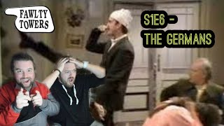 DONT MENTION THE WAR Americans React To quotFawlty Towers  S1E6  The Germansquot [upl. by Airrehs]