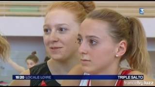 Gymnastique reportage sur les soeurs Charpy [upl. by Iddet679]