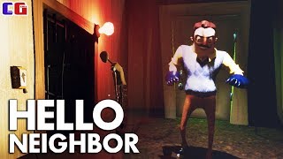 ЧТО ТАМ в ПОДВАЛЕ СОСЕДА Секреты ПРИВЕТ СОСЕД в Мультяшной хоррор игре Hello Neighbor от CoolGAMES [upl. by Lzeil237]