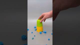 New Tower of Beads Bricks Dice and Jingle Bells [upl. by Basham243]