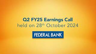 Q2 FY25 Earnings Call held on 28th October 2024 [upl. by Keyte703]