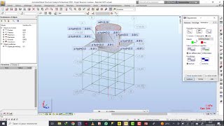 Projet Réservoir surélevé en BA avec Robot Partie 13 Chargement descente des charges et résultats [upl. by Anertac971]