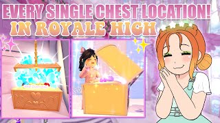 EVERY SINGLE CHEST LOCATION IN ROYALE HIGH Updated For Spring 2024 DIAMONDS XP amp ITEMS [upl. by Hime]