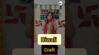 Diwali craft  diwali decoration idea  diwali DiY  diwali lamp with paper ytshorts craftsvilla [upl. by Batsheva]