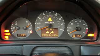 Mercedes W210 Facelift 20002002 How to Reset Service Indicator [upl. by Occir]