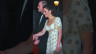 Former Kate Middleton stuns in glamorous white and gold gown at the BAFTA Awards in 2020 [upl. by Boycie]