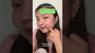 Get the BEST mask for your skin now skincare facemaskbeauty sheetmasks skincarereview [upl. by Olatha]