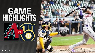 Dbacks vs Brewers Game Highlights 91924  MLB Highlights [upl. by Kenweigh555]