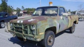 1985 Chevy M1008 CUCV Pickup Truck on GovLiquidationcom [upl. by Naahs]