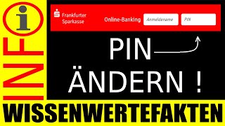 💰Sparkasse Online Banking PIN ändern – So gehts 💳💳 [upl. by Pedaias]