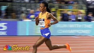 Beatrice Chebet SHINES in womens 5000m victory at Diamond League Final in Brussels  NBC Sports [upl. by Joelle]