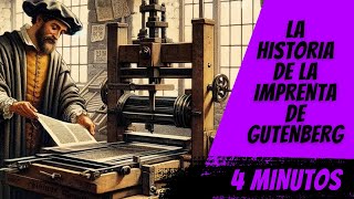 ¡La Revolución de Gutenberg Descubre Cómo la Imprenta Cambió el Mundo [upl. by Nnyleuqaj]