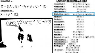 How To  Boolean Algebra Simplification Example [upl. by Bautista]