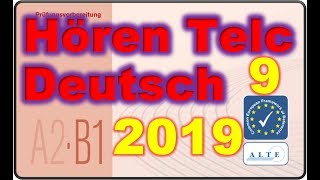 Modelltest 9 A2B1 Hören Deutsch 2019 [upl. by Libb]