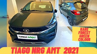 TATA TIAGO NRG AMT  Rare Forest Green Colour  On Road Price [upl. by Leventis747]