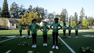 Lower school cheerleaders perform at Homecoming [upl. by Nivonod]