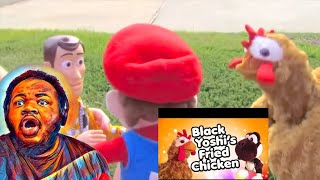 SML Movie Black Yoshis Fried Chicken REACTION sml blackyoshi jeffy supermariologan 😂🍗 [upl. by Itoyj]