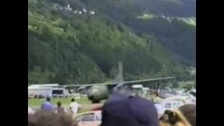 Sarajevo landing of a Transall C160D in Ambri 1995 [upl. by Norse]