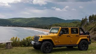 Jeep Wrangler JK Hard top removal soft top installation [upl. by Fleurette]