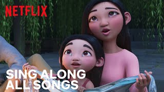 Sing Along to All Songs in Over the Moon 🌜 Netflix Jr [upl. by Enohpets212]