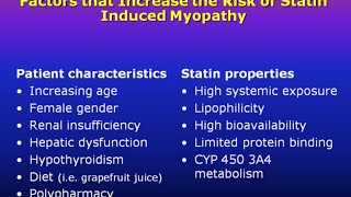 StatinInduced Myopathy [upl. by Bora25]