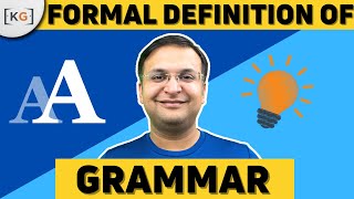 62 Formal definition of Grammar  Tuples of a grammar Grammar language generator [upl. by Repohtsirhc350]