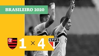 Flamengo 1 x 4 São Paulo  Gols  0111  Brasileirão 2020 [upl. by Emmeram908]