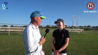 CC with Taleah McMullen at Marburg Harness Racing [upl. by Lonergan]