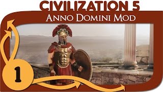 Civilization 5  Anno Domini Mod  This is Sparta  Ep 1 [upl. by Cate740]