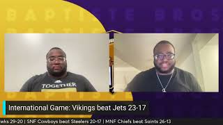 Vikings vs Jets Review  Jets FIRE Robert Saleh as Head Coach [upl. by Lewison299]